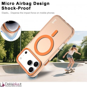Imak smūgiams atsparus dėklas su magsafe - oranžinis (Apple Iphone 17 Pro Max/18 Pro Max) Imak smūgiams atsparus dėklas su magsafe - oranžinis (Apple Iphone 17 Pro Max/18 Pro Max)
